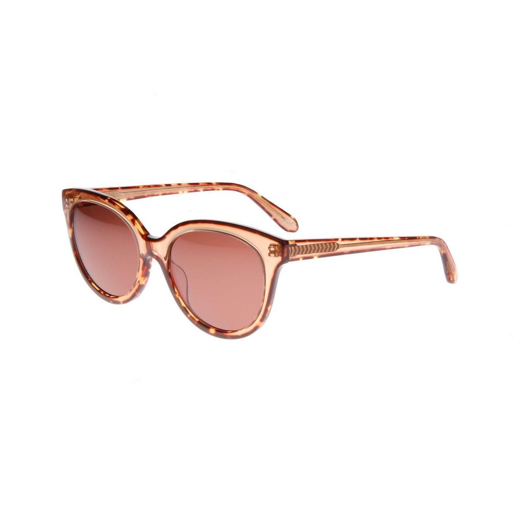 New GISSELLE Eyewear Crystal Buff JASMINE Sunglasses with Brown Lenses 54/19/145